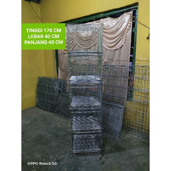 Jual KANDANG KELINCI GALVANIS SUSUN 5 RUANGAN Shopee Indonesia