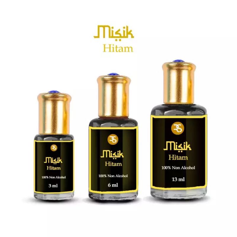 Jual Minyak Wangi Misik Hitam Ml Roll On Oles Non Alkohol Bibit