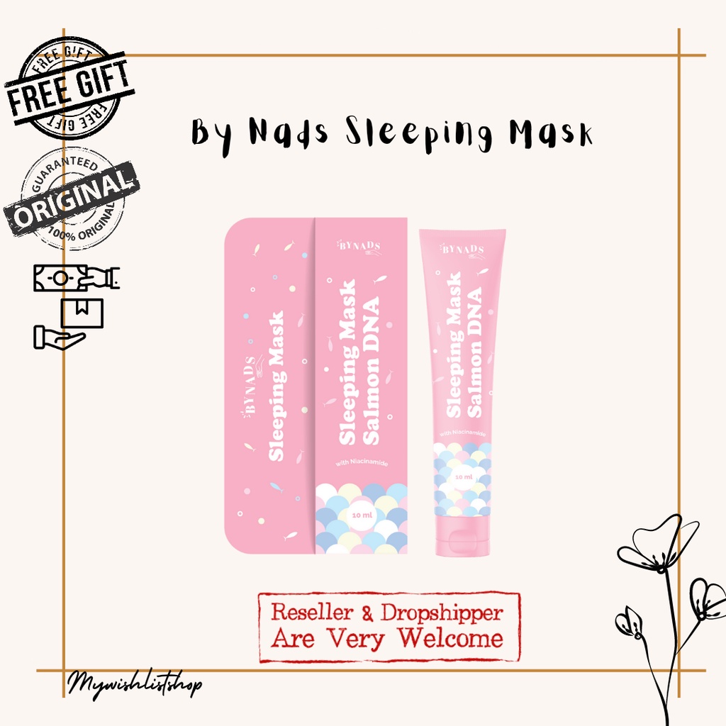 Jual Bynads Sleeping Mask Salmon Dna Alpha Arbutin Ceramide