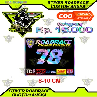 Jual Stiker Road Race Custom Angka Shopee Indonesia