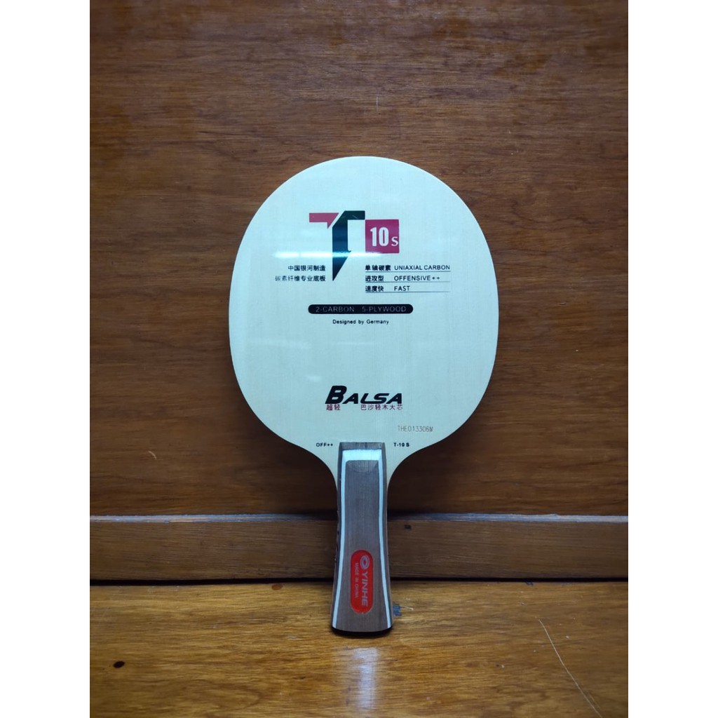 Jual Kayu Bet Pingpong Tenis Meja Yinhe T S Offensive Balsa Carbon Fl