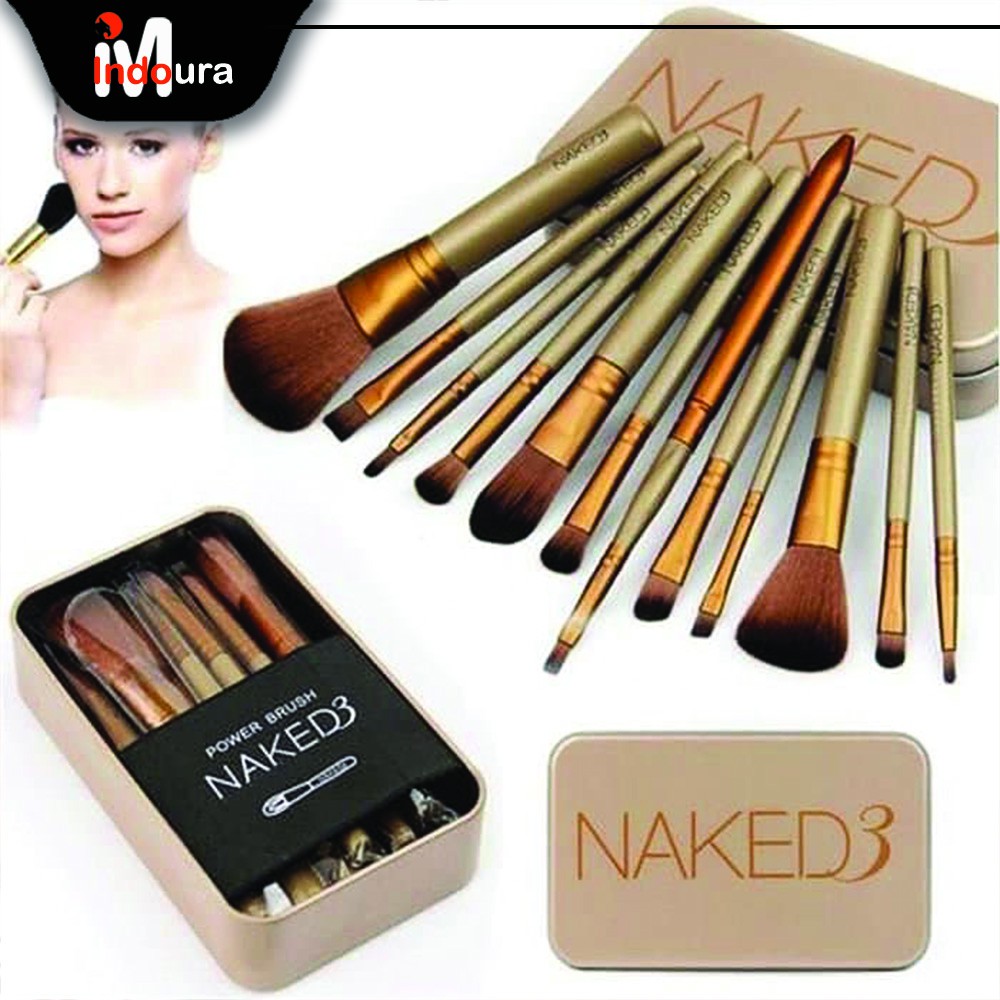 Jual Kuas Naked Makeup Brush Set Isi Pcs Shopee Indonesia