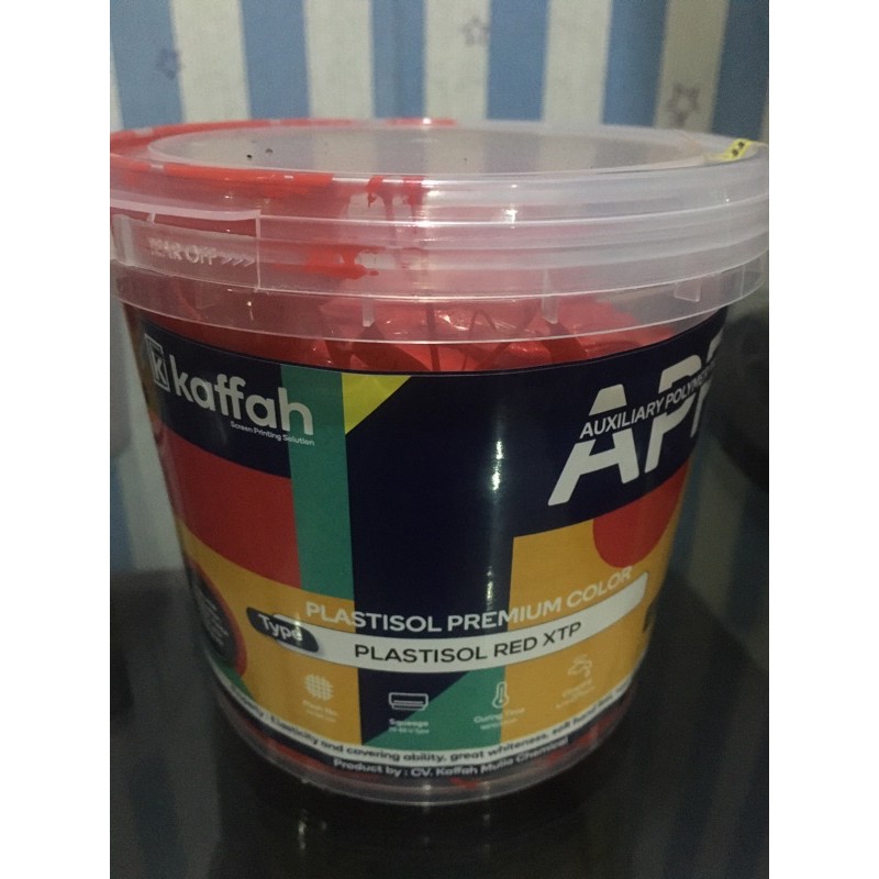 Jual Tinta Plastisol Kaffah Red Xtp Kg Shopee Indonesia