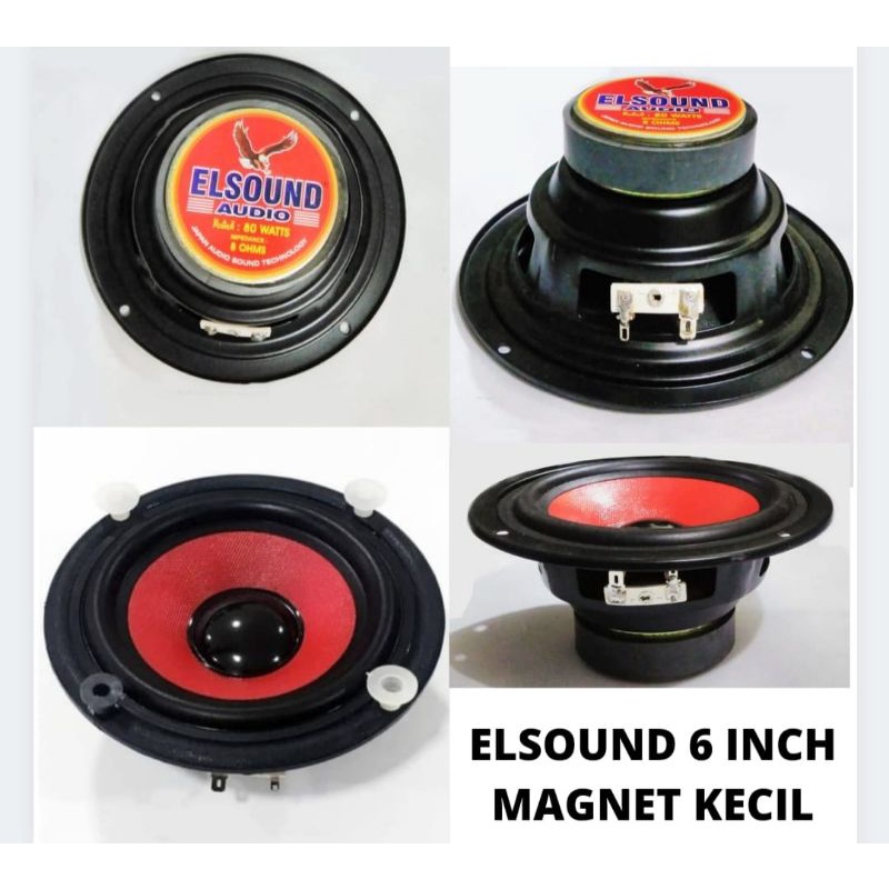 Jual Speaker Elsound Inch Watt Mk Magnet Kecil Speaker Woofer