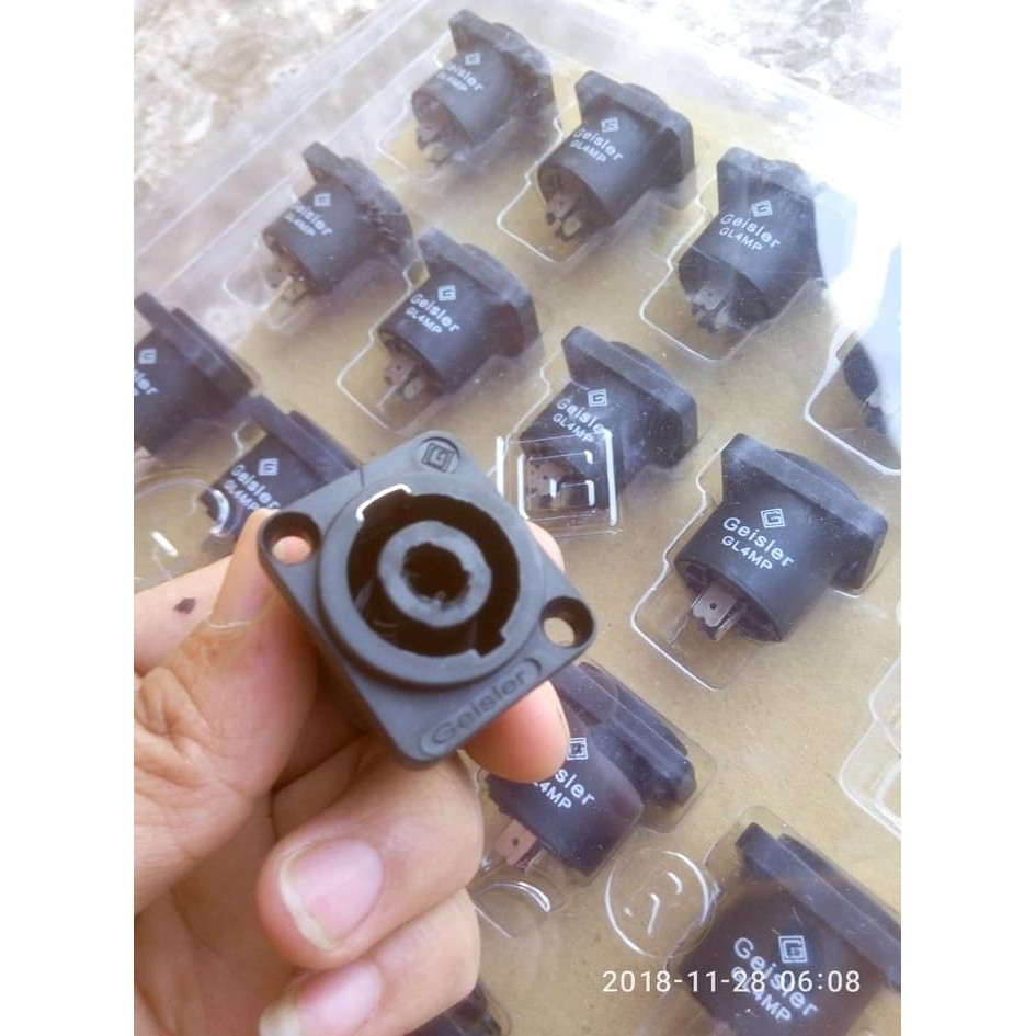 Jual Socket Soket Spikon Speakon Geisler Original Murah Shopee Indonesia