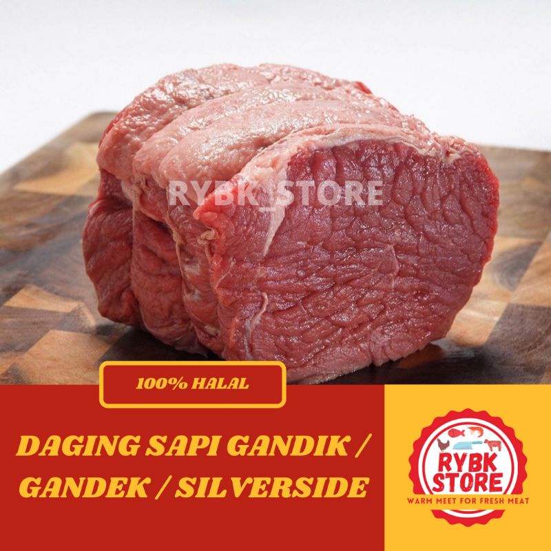 Jual Daging Sapi Gandik Beef Silverside Kg Shopee Indonesia