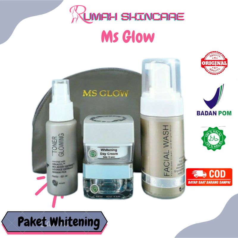 Jual Ms Glow Whitening Original Ms Glow Paket Wajah Ms Glow Perawatn