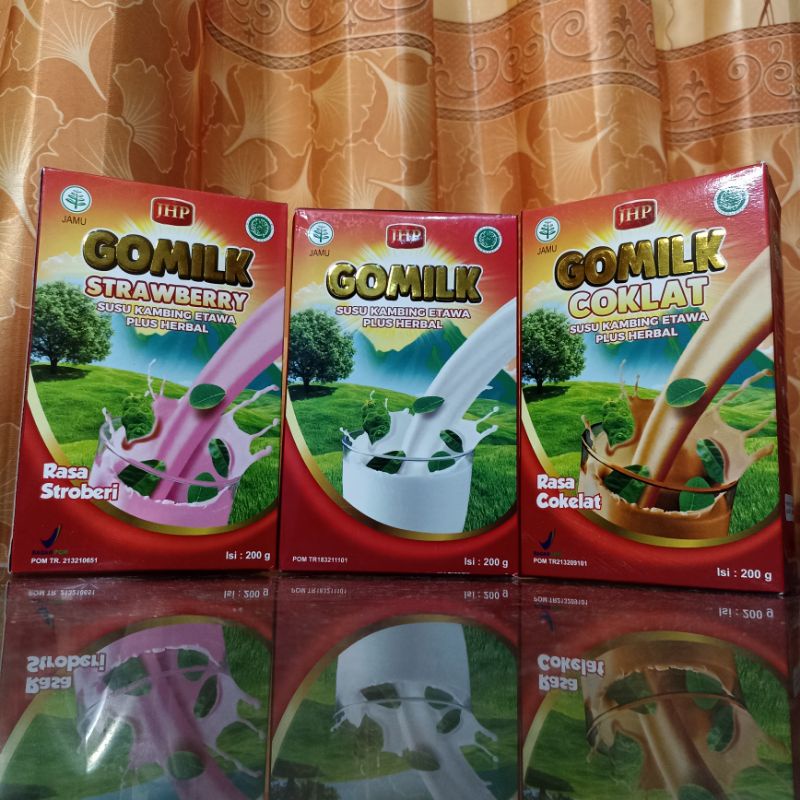 Jual Ready Gomilk Susu Kambing Etawa Plus Herbal Shopee Indonesia