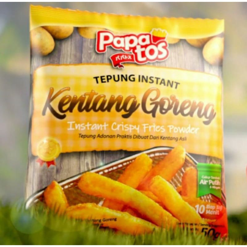 Jual TEPUNG KENTANG GORENG INSTANT 50 GR PAPATOS FRENCH FRIES FLOUR