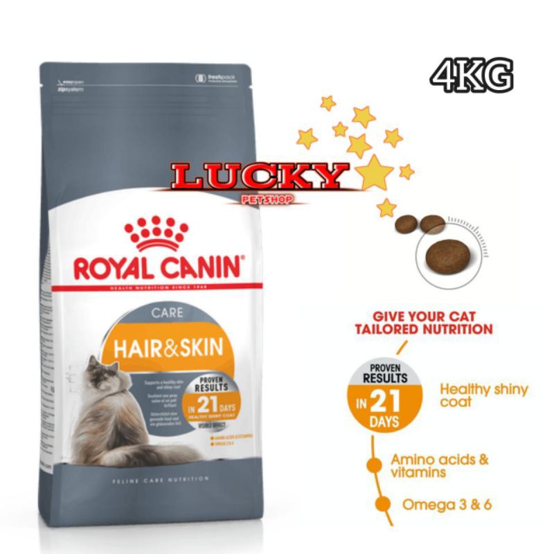 Jual RC Royal Canin Hair Skin 4kg Shopee Indonesia