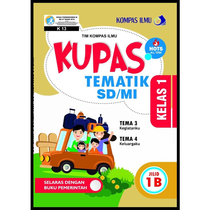 Jual Buku Kupas Tematik Sd Mi Kelas Jilid B Tema Tema Kompas