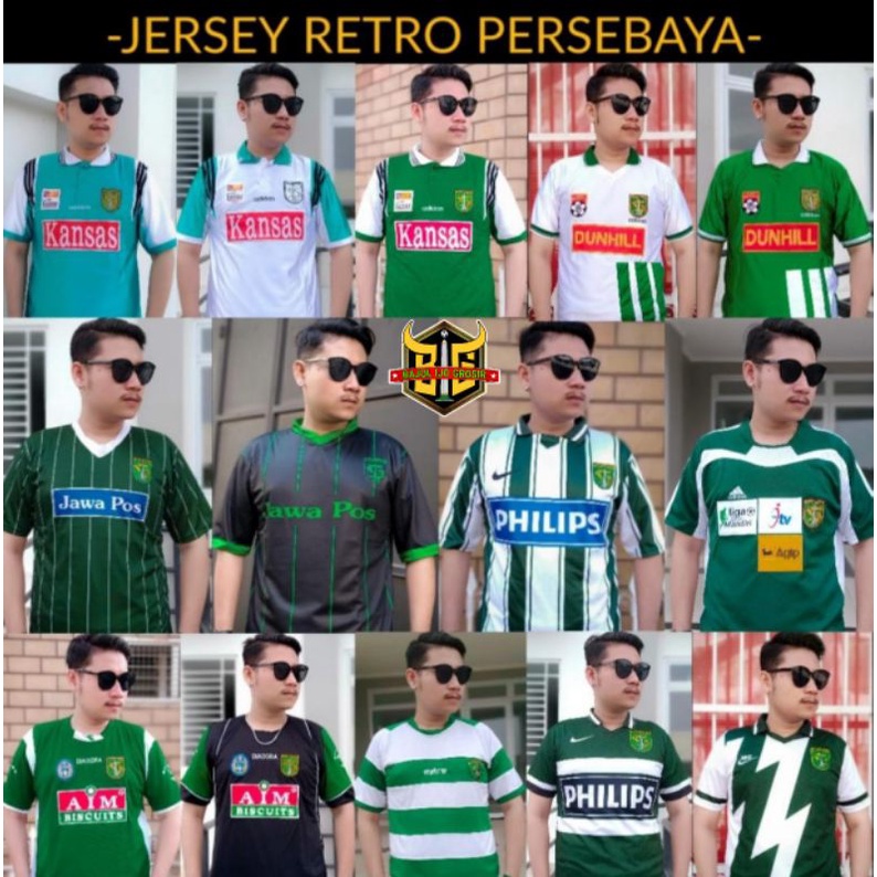 Jual Jersey Persebaya Retro Klasik Lawas Langka Rare Surabaya