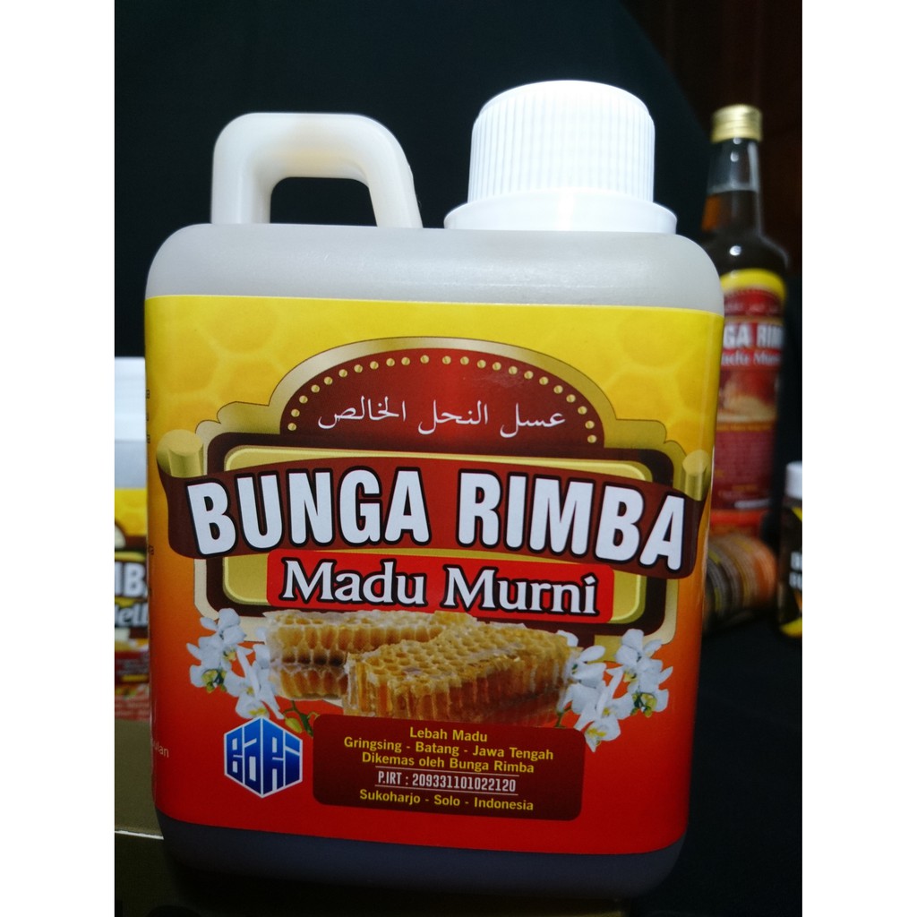 Jual Madu Murni Asli Bunga Rimba Multiflora Kemasan Gr Shopee