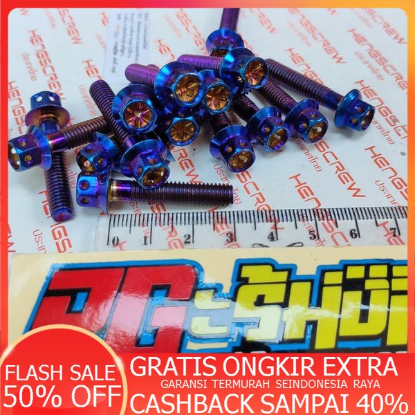 Jual Baut Probolt Blue Flower X Drat Panjang Mm Heng Thailand