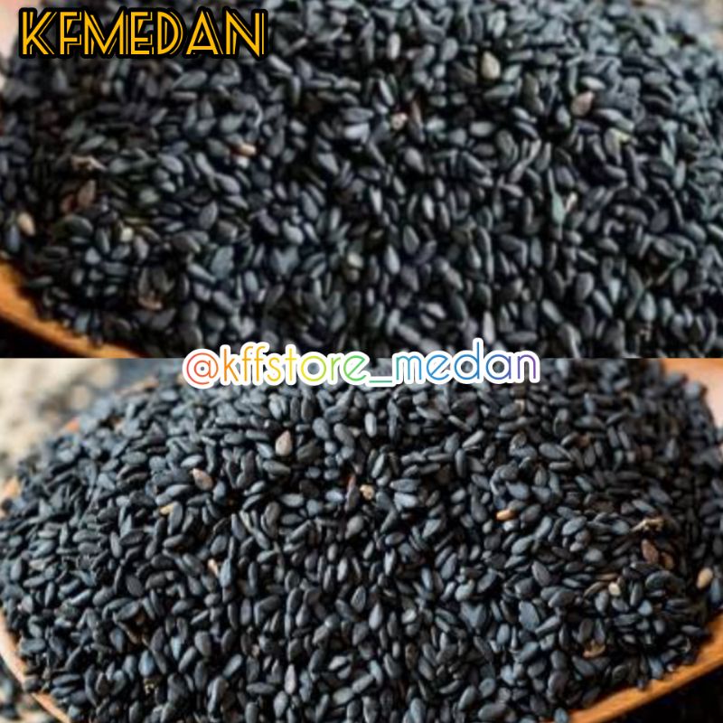 Jual Wijen Hitam Asli Per 100g Shopee Indonesia