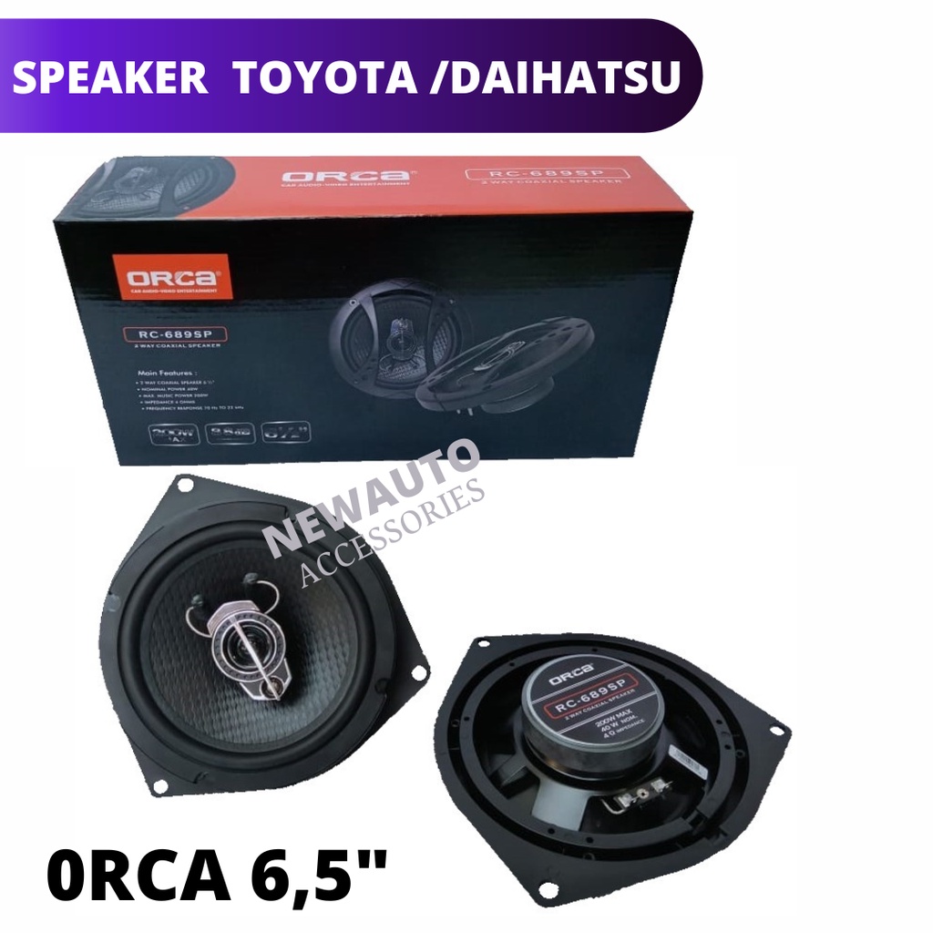 Jual Speaker Pintu Mobil Toyota Innova Fortuner Coaxial Orca Rc Sp