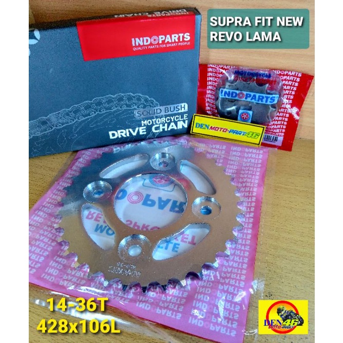 Jual Gear Gir Rantai Set Paket Original Indoparts Ktl Supra Fit