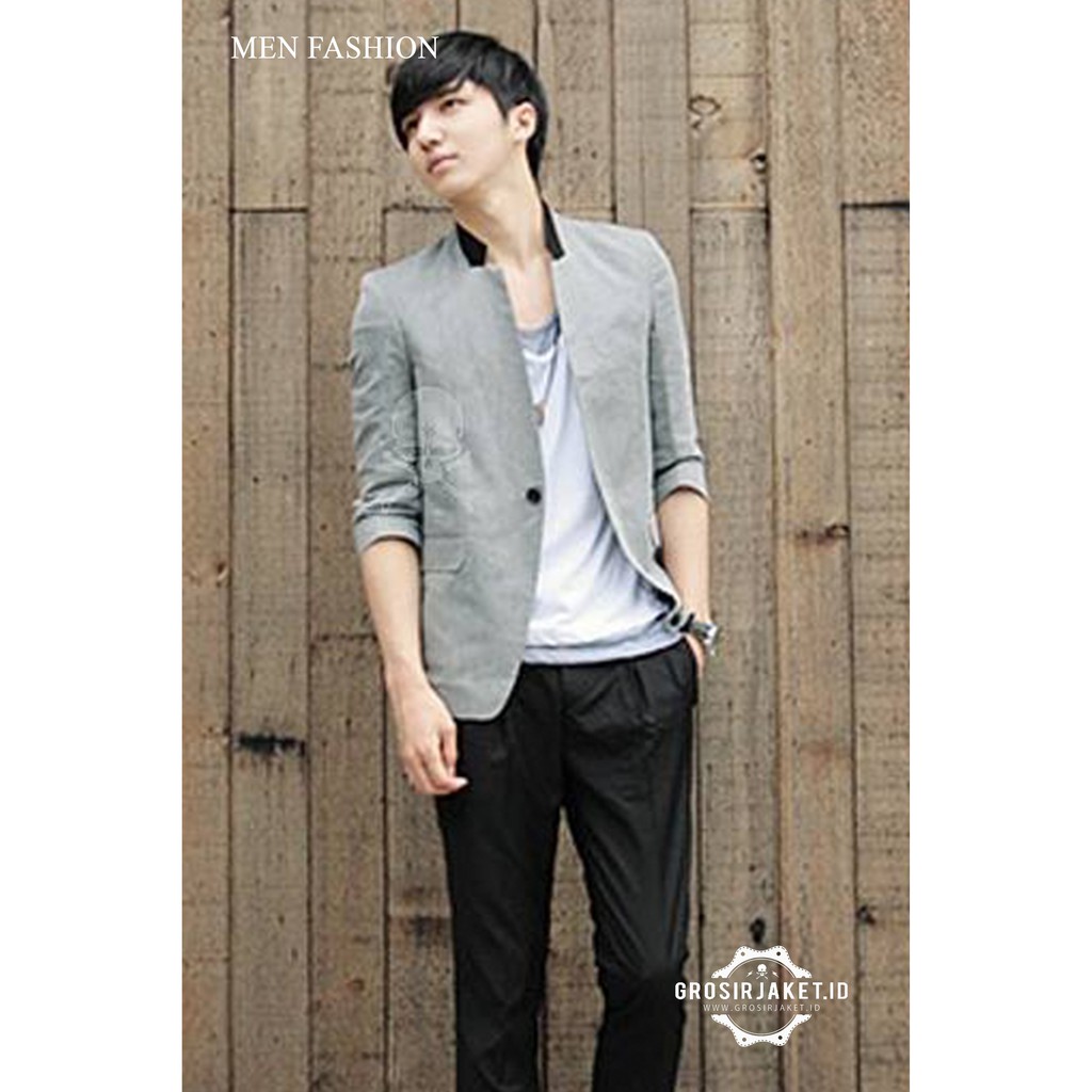 Jual Jas Blazer Pria Korea Style Jas Casual Jas Murah Jas Slimfit