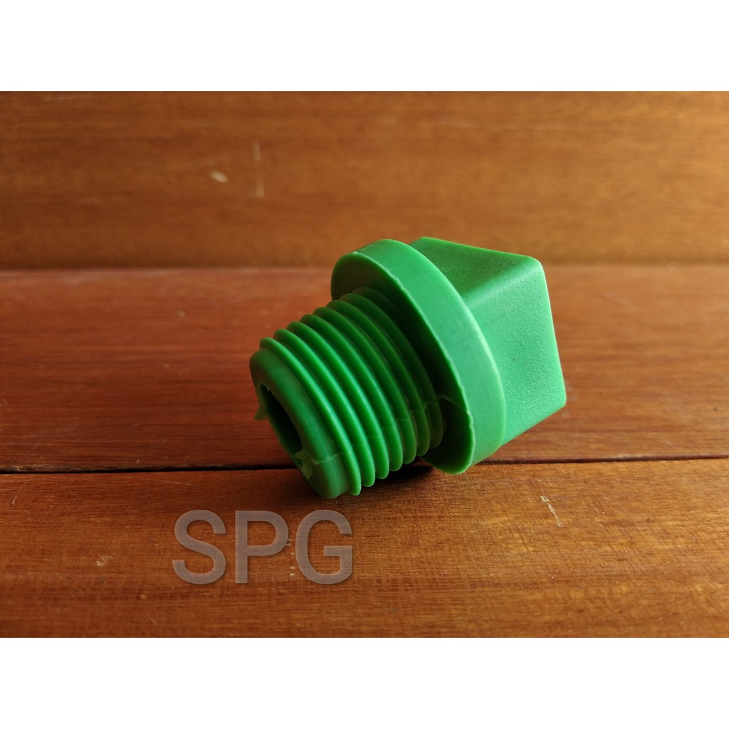 Jual Plug Dop Drat Luar PPR 25mm 3 4 Inch Penutup Fitting Pipa PPR