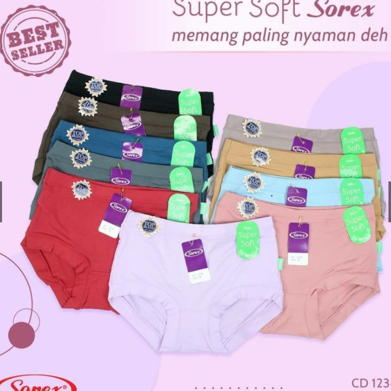 Jual CD SOREX CELANA DALAM WANITA SUPER SOFT CD 1238 MAXI Ukuran QL