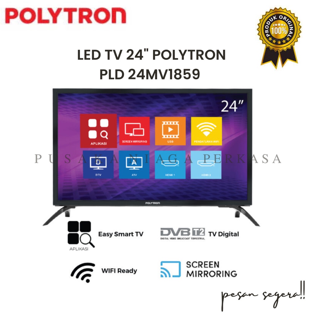 Jual Led Tv Polytron Inch Easy Smart Tv Pld Mv Shopee Indonesia