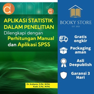 Jual Buku Aplikasi Statistik Dalam Penelitian Dilengkapi Dengan