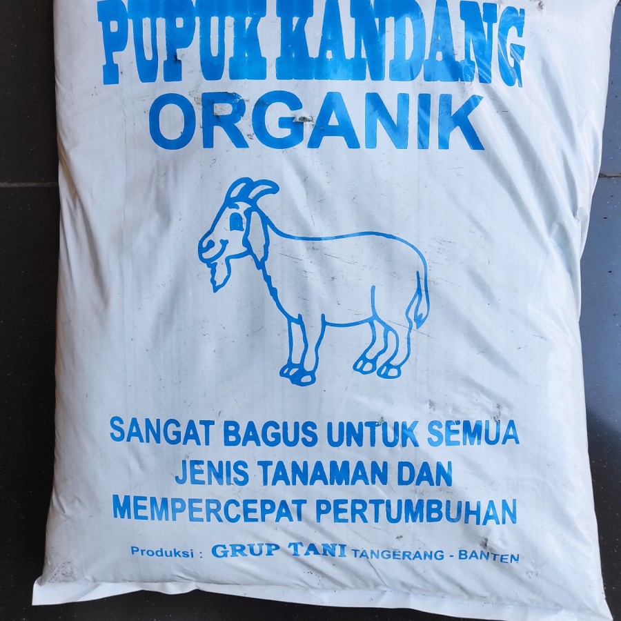 Jual Pupuk Kandang Kambing Organik Premium VIA OJOL GOSEND GRAB