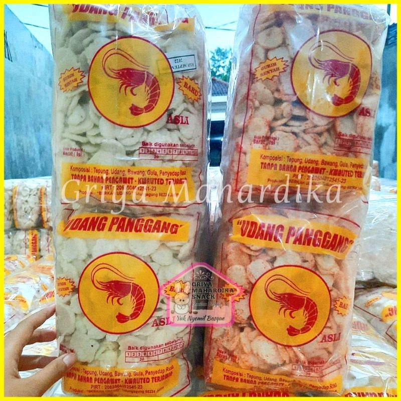 Jual Kerupuk Udang Panggang Gr Snack Kiloan Cemilan Shopee Indonesia