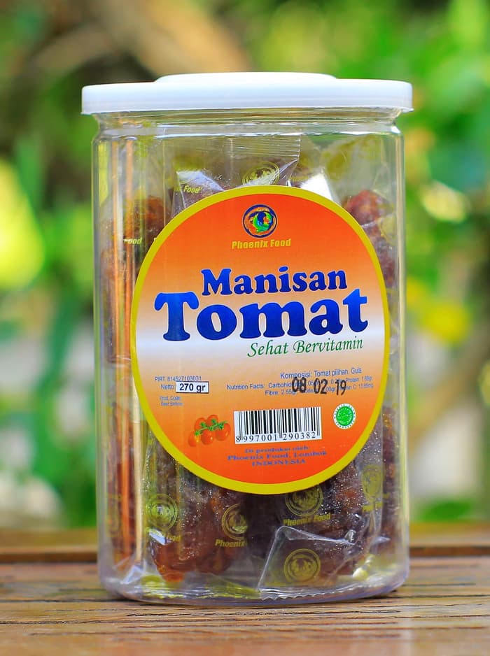 Jual Manisan Tomat Toplet Pet Can Gr Shopee Indonesia