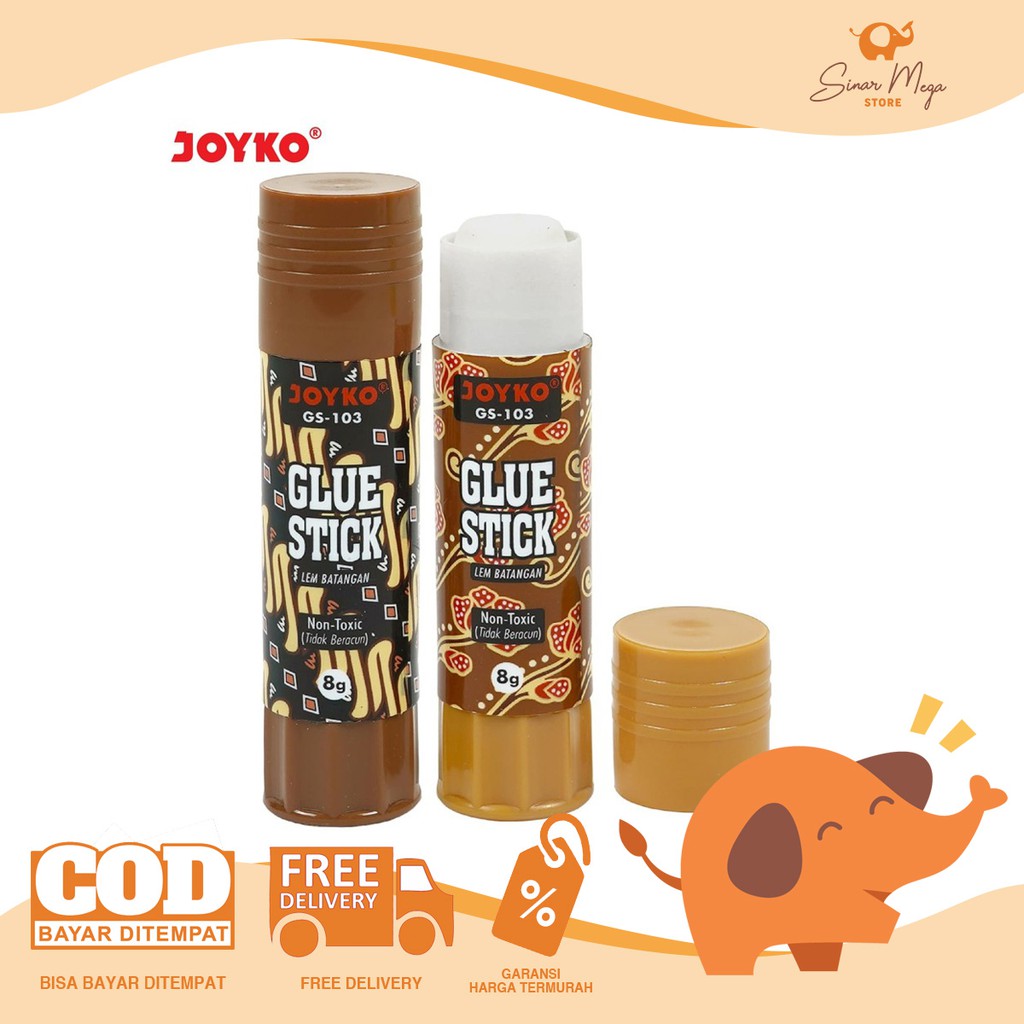 Jual Joyko Glue Stick Gs Gr Lem Stik Batang Motif Batik Lucu