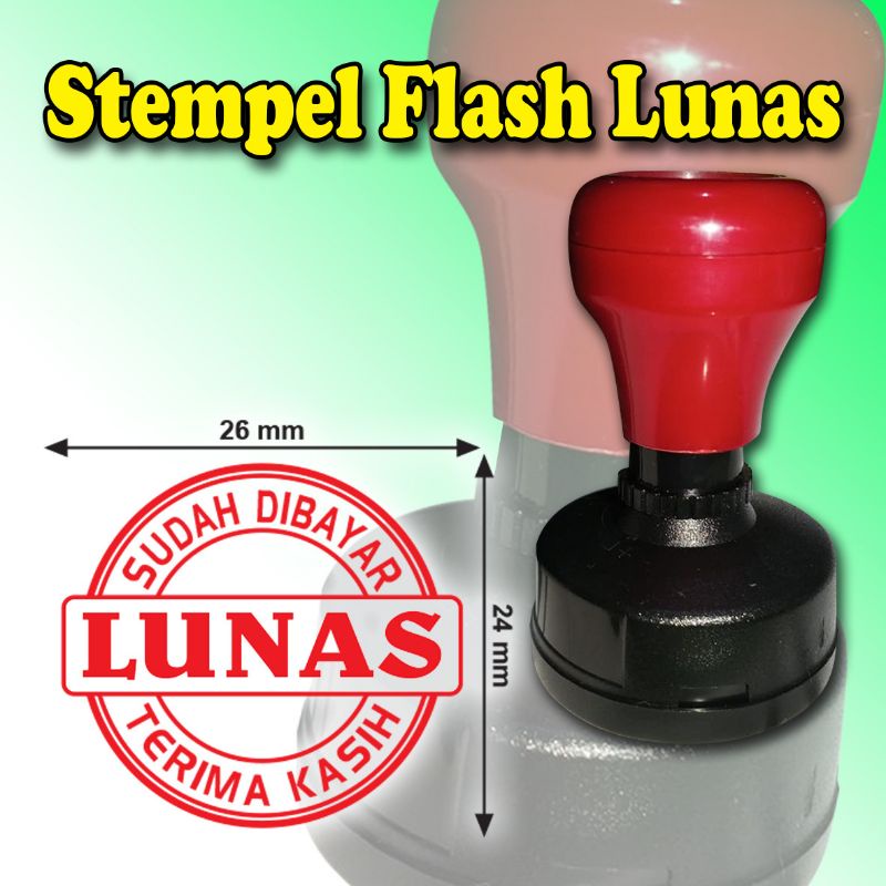 Jual Stempel Warna Lunas Stempel Lunas Bulat Stamp Setempel Shopee