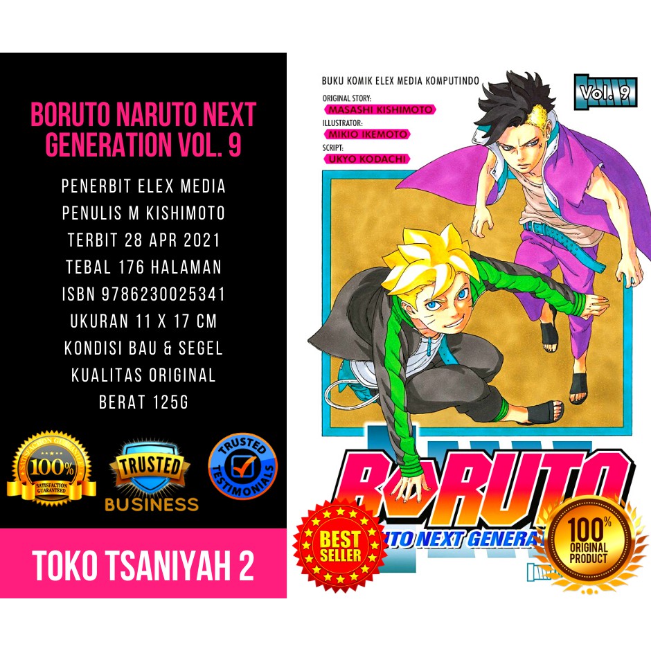 Jual Buku Komik Boruto Naruto Next Generation Vol Masashi Kishimoto