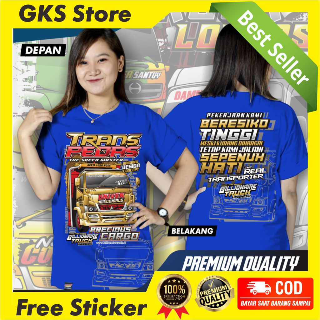 Jual Baju Truk Trans Kaos Truck Canter Mania Billionaire Truck Shopee