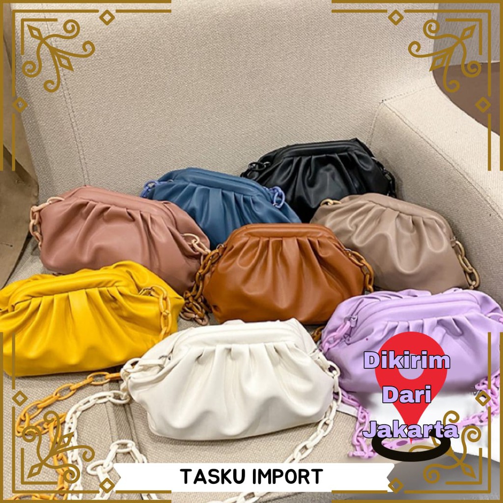 Tas B Tas Selempang Serut Wanita Tas Fashion Import Shopee Indonesia