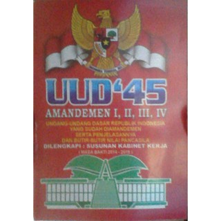 Jual Buku UUD 1945 Biru Dan Merah Shopee Indonesia