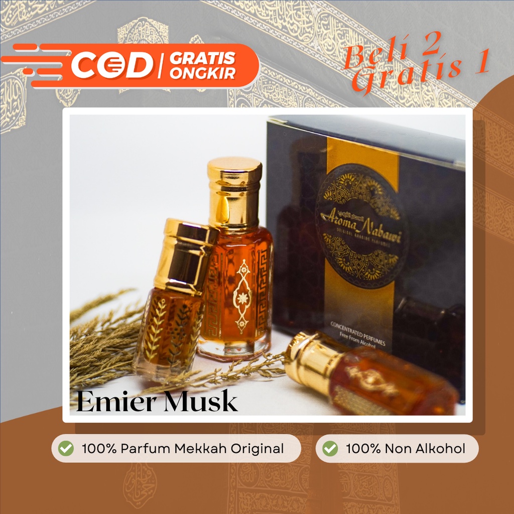 Jual Parfum Kasturi Asli Emier Musk Parfum Asli Mekkah Parfum Arab