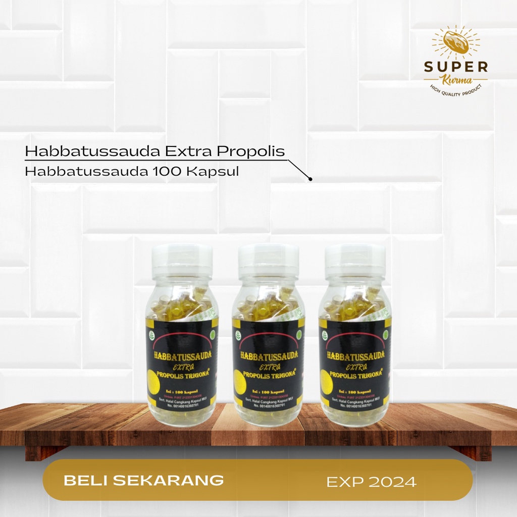 Jual Habbatussauda Extra Propolis Trigona Kapsul Shopee Indonesia