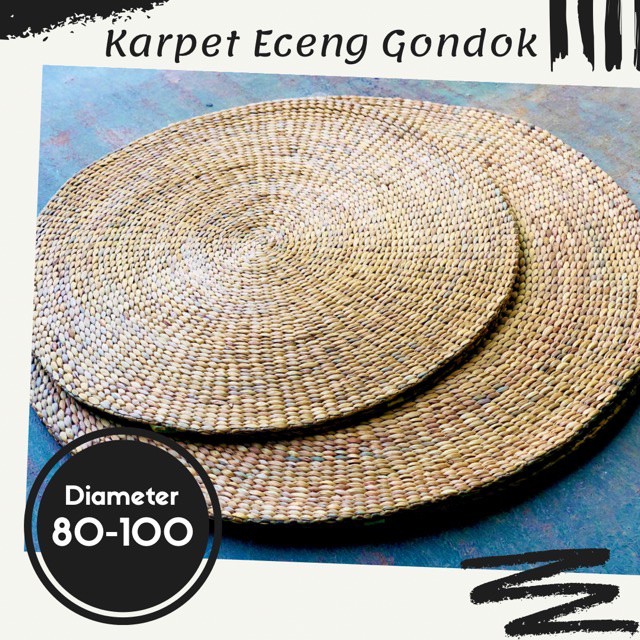 Jual Karpet Rug Eceng Gondok Cm Cm Shopee Indonesia