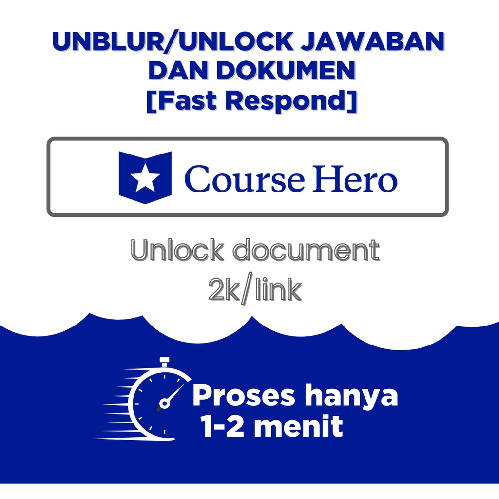 Jual Unblur Unlock Coursehero Answer Shopee Indonesia