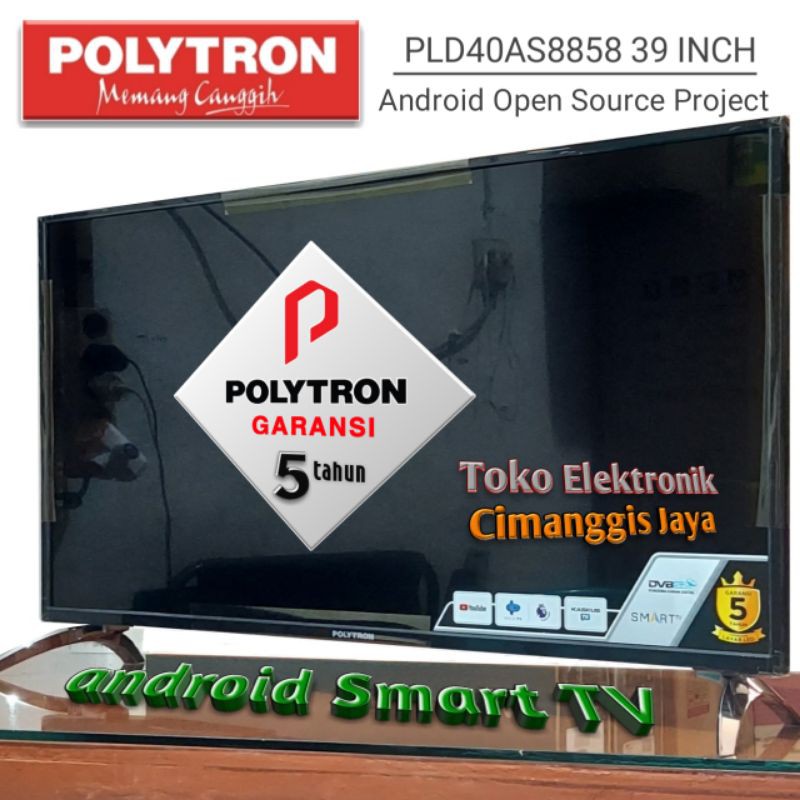 Jual SMART TV LED POLYTRON PLD 40 AS 1558 39 INCH DIGITAL Shopee