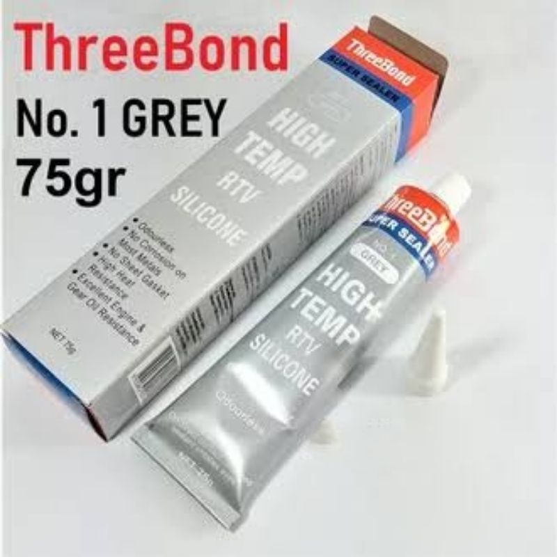 Jual Threebond Abu Lem Packing Silicon RTV 75 Gr Shopee Indonesia