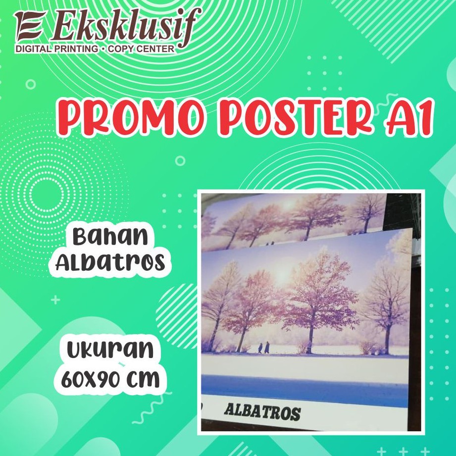 Jual POSTER CUSTOM UKURAN A1 BAHAN ALBATROS Indonesia Shopee Indonesia