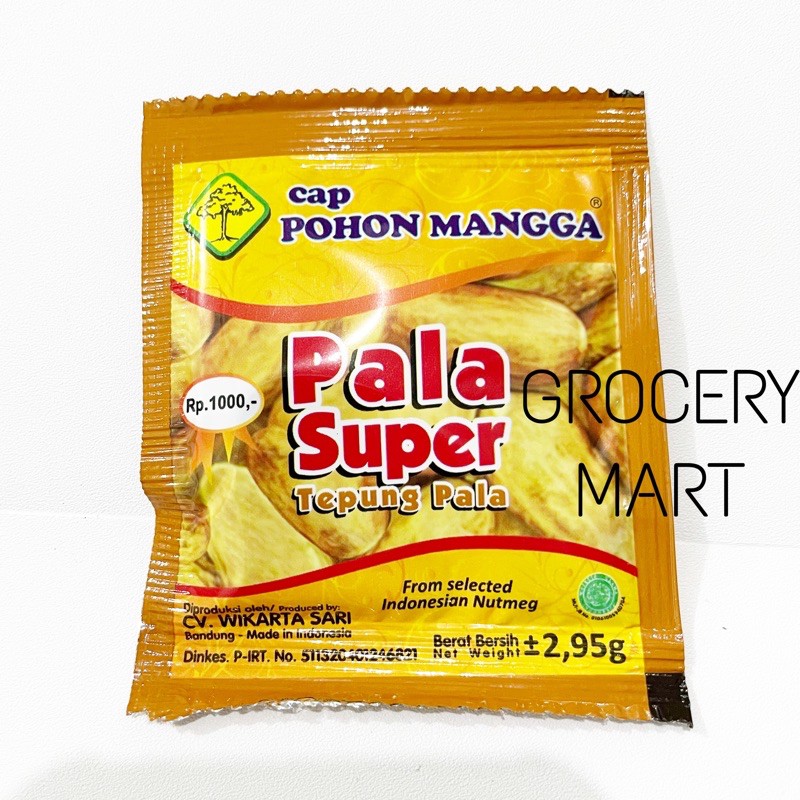 Jual Bubuk Pala Super Cap Pohon Mangga 2 95gr Shopee Indonesia