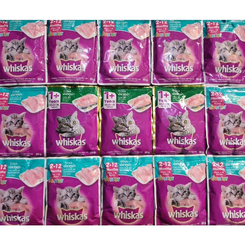 Jual Whiskas Pouch Makanan Kucing 80g Shopee Indonesia