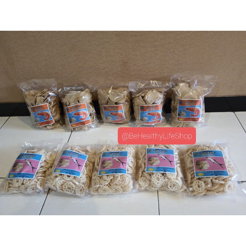 Jual Krupuk Mentah Sinar Kasih Sidoarjo 500 Gr TANPA JEMUR Varian