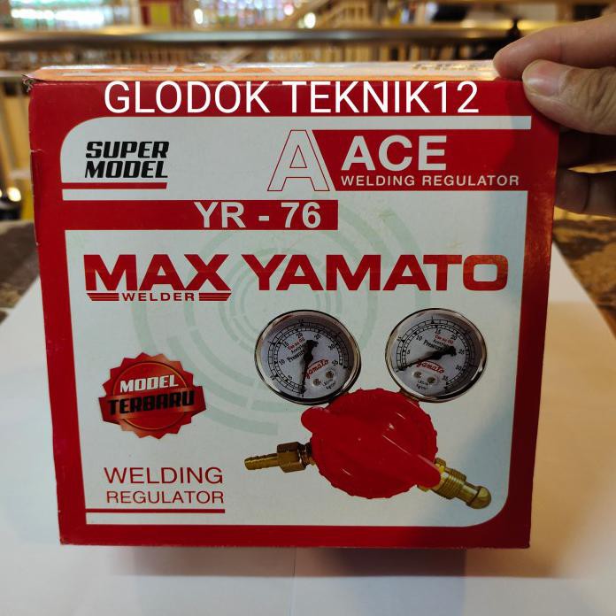 Jual Regulator Las Acetylene Yamato Regulator Acetyline Max Yamato Yr