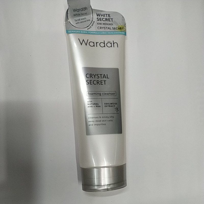 Jual Wardah Crystal Secret Foaming Cleanser Ml Shopee Indonesia