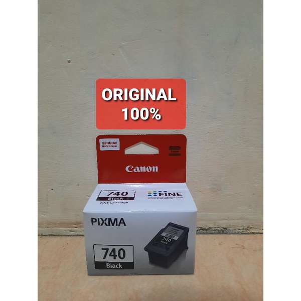 Jual Tinta Cartridge Original Canon PIXMA PG 740 Black 741 Colour For