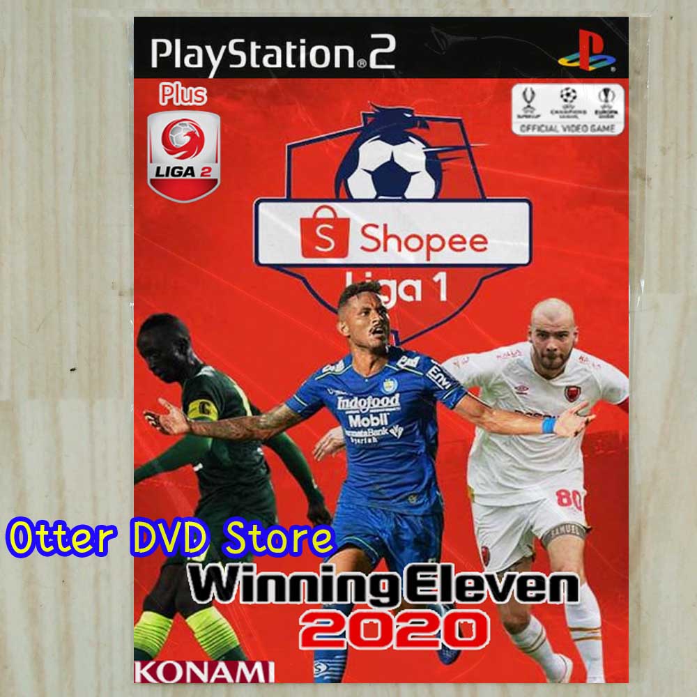 Jual Kaset Game PS2 PS 2 Winning Eleven 2020 Plus Liga 1 Shopee Dan