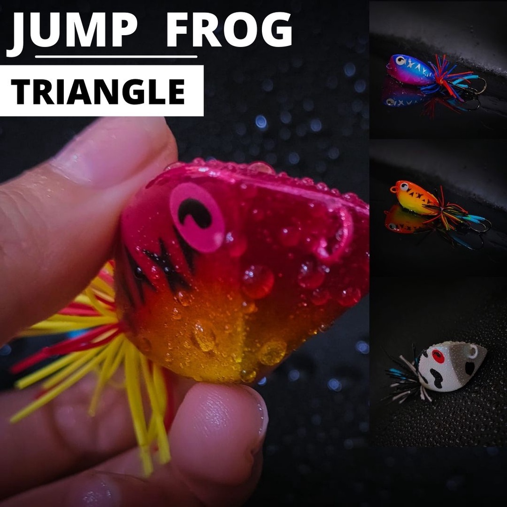 Jual JUMP FROG TRIANGLE UMPAN CASTING TOMAN Merck HEMLOCK Shopee